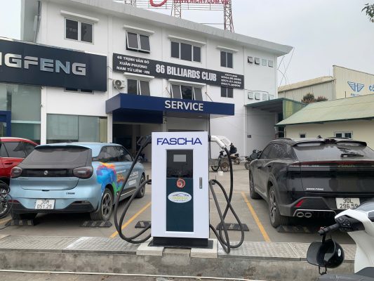 chi phí sạc xe