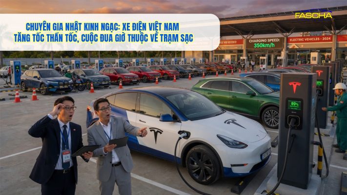 Chuyên gia Nhật kinh ngạc: Xe điện Việt Nam tăng tốc thần tốc, cuộc đua giờ thuộc về trạm sạc