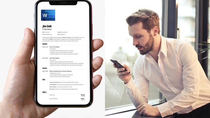 Cách làm CV xin việc trên điện thoại