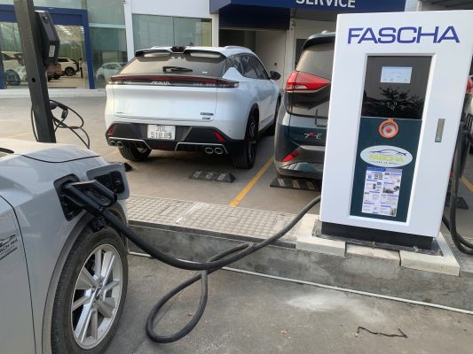 công suất trạm sạc xe điện