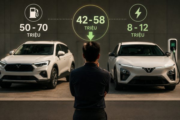 Chi phí bảo dưỡng xe xăng và xe điện