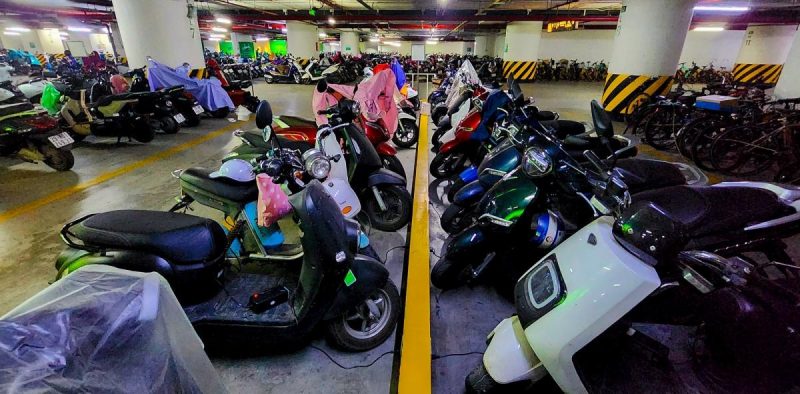 trạm sạc xe điện tại chung cư