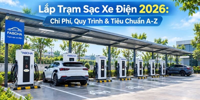lắp trạm sạc xe điện