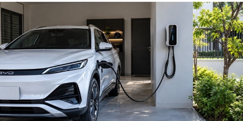 Lắp trạm sạc xe điện tại nhà