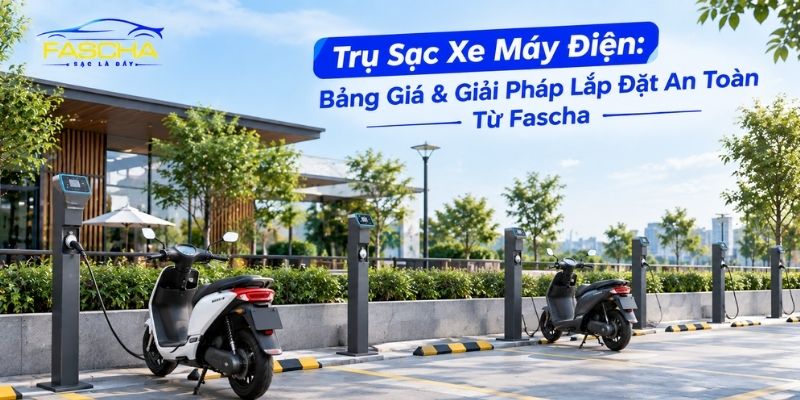 Trụ sạc xe máy điện