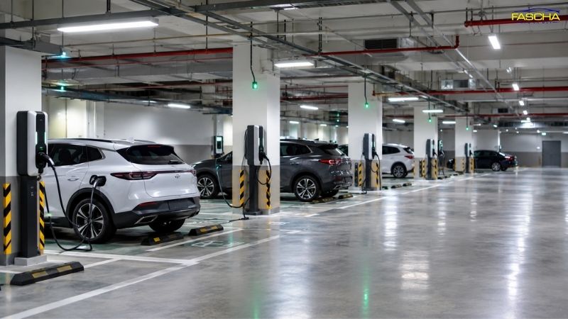 Dự toán chi phí lắp hệ thống sạc xe điện cho chung cư
