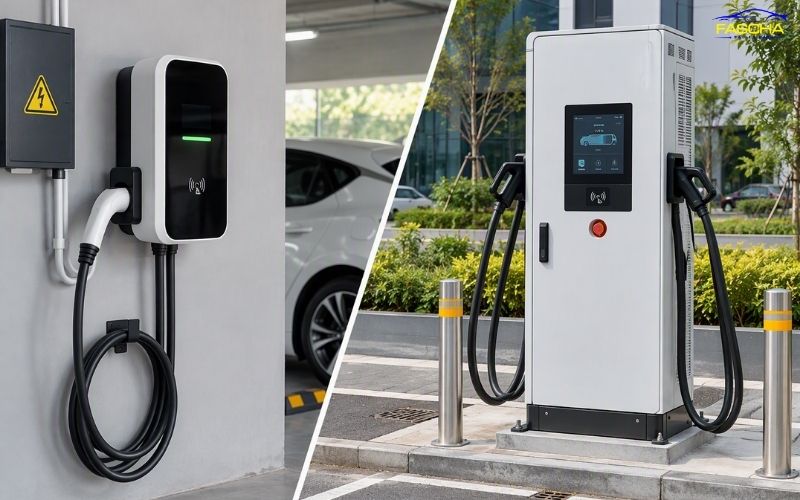 quy chuẩn trụ sạc xe điện