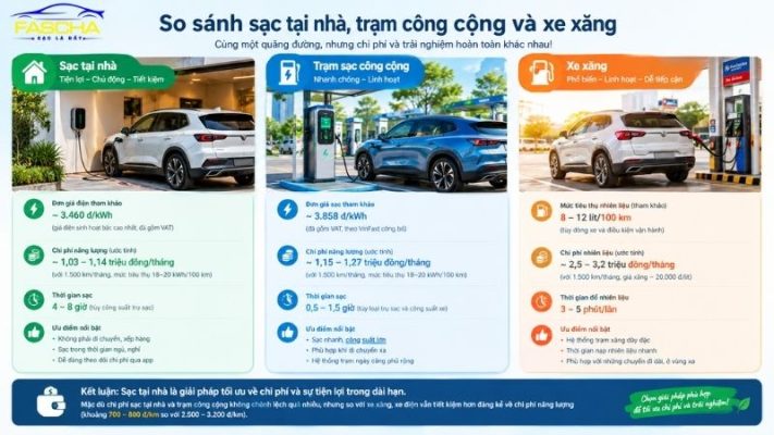 Lắp trụ sạc tại nhà hết bao nhiêu tiền điện